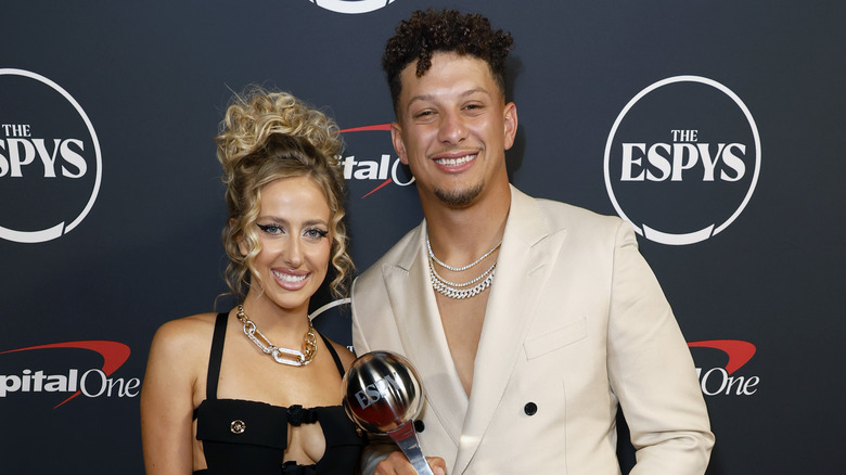 Brittany Mahomes, Patrick Mahomes smiling