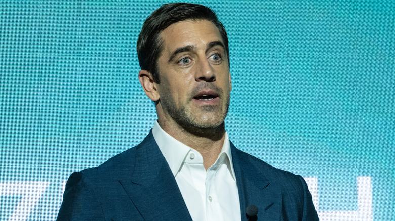 Aaron Rodgers at Zenith x Aaron Rodgers at LVMH Tower