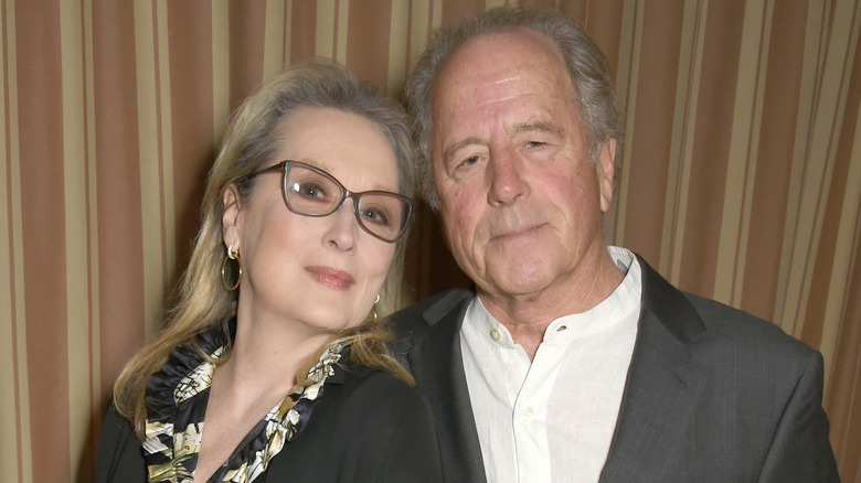 Meryl Streep and Don Gummer posing