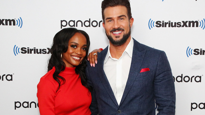 Rachel Lindsay and Bryan Abasolo posing