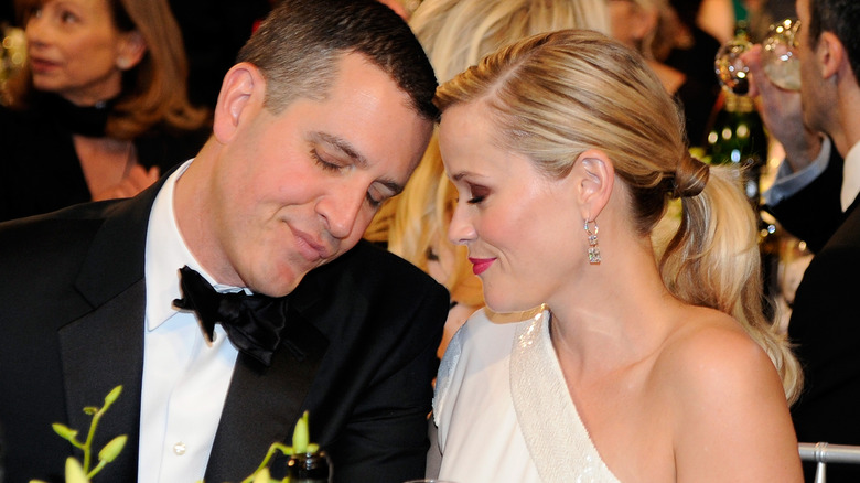 Reese Witherspoon and Jim Toth smiling 