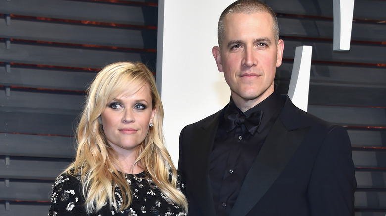 Reese Witherspoon and Jim Toth posing 
