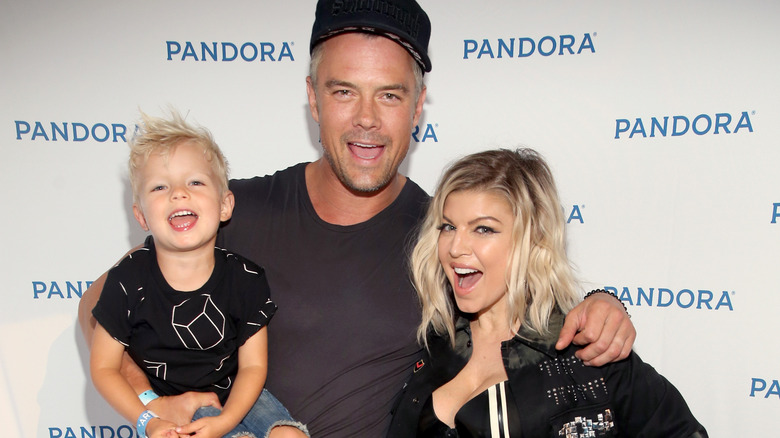 Fergie and Josh Duhamel with son Axl