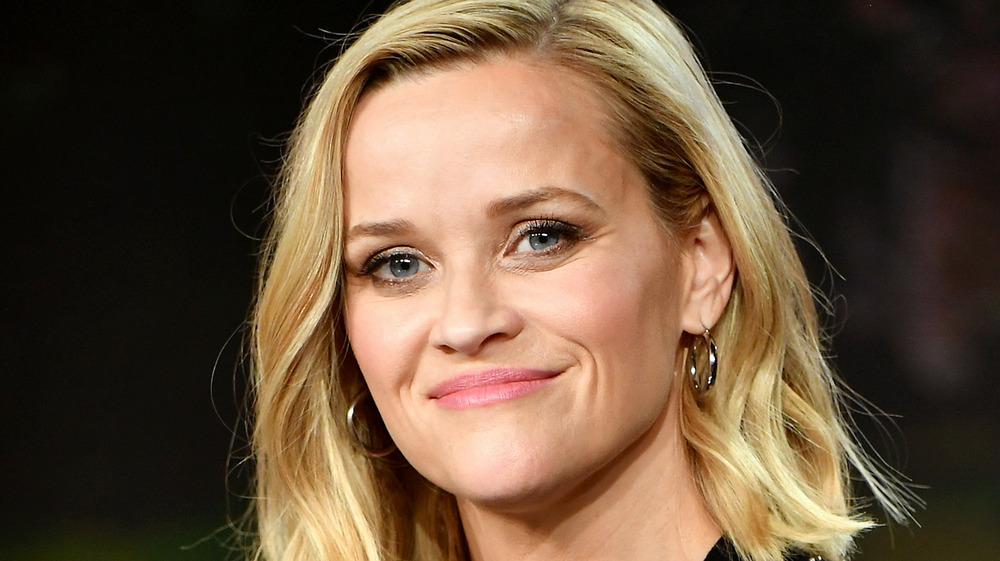 Reese Witherspoon smiles during an interview