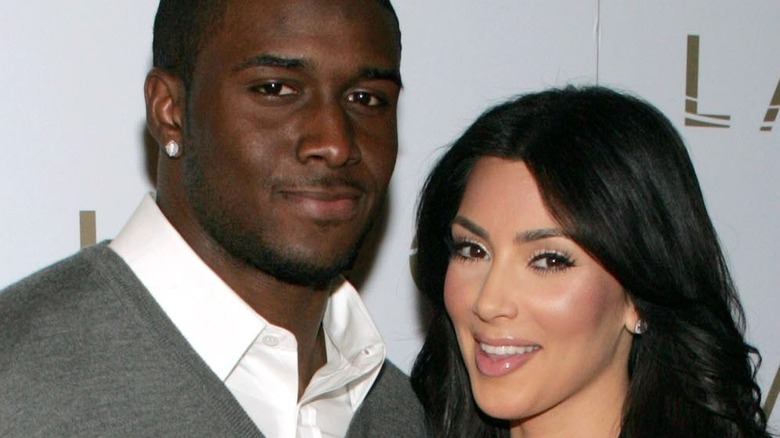 Reggie Bush and Kim Kardashian on the red carpet