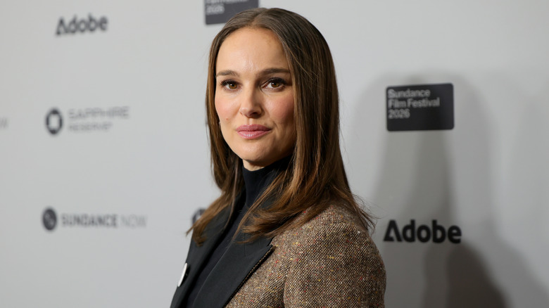 Natalie Portman on the red carpet at Sundance 2026.