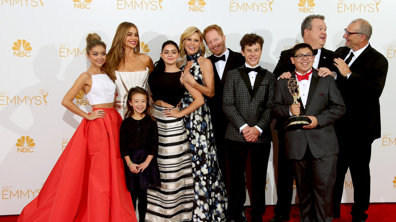 The cast of Modern Family at the Emmys.