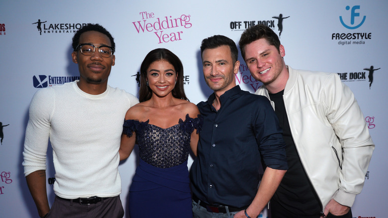 Sarah Hyland with her "The Wedding Year" co-stars.