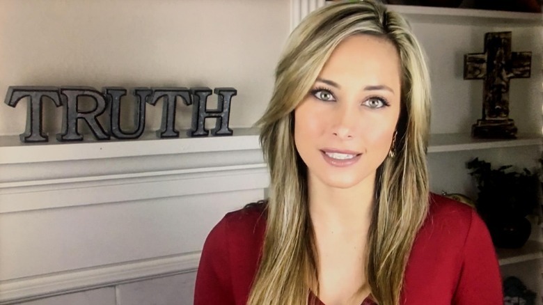 Scarlett Fakhar, letters reading "TRUTH"