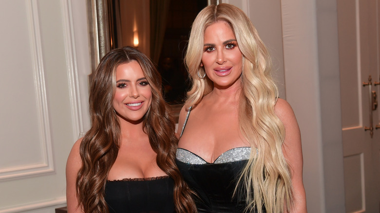 Brielle Biermann and Kim Zolciak