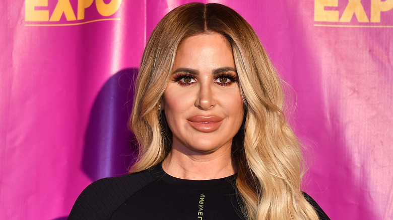 Kim Zolciak long hair smiling