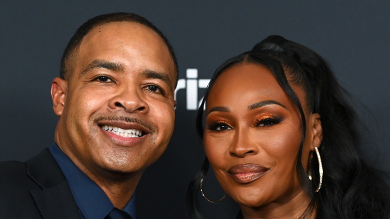 Mike Hill and Cynthia Bailey pose together