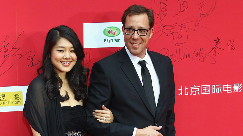 Crystal Kung Minkoff, Rob Minkoff posing