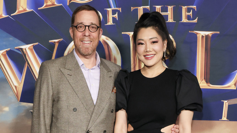Rob Minkoff, Crystal Kung Minkoff smiling