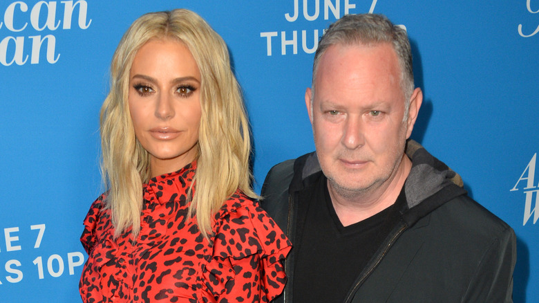 Dorit and Paul Kemsely on a red carpet