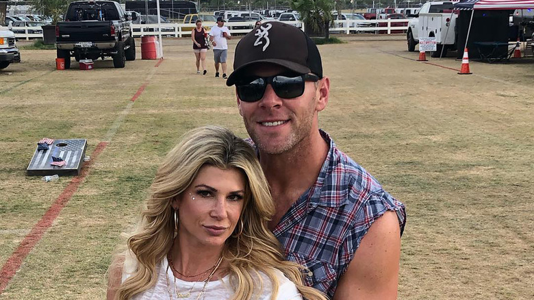 Alexis Bellino Andy Bohn in a field