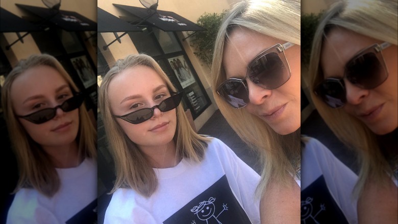 Sophia Barney and Tamra Judge posing for selfie