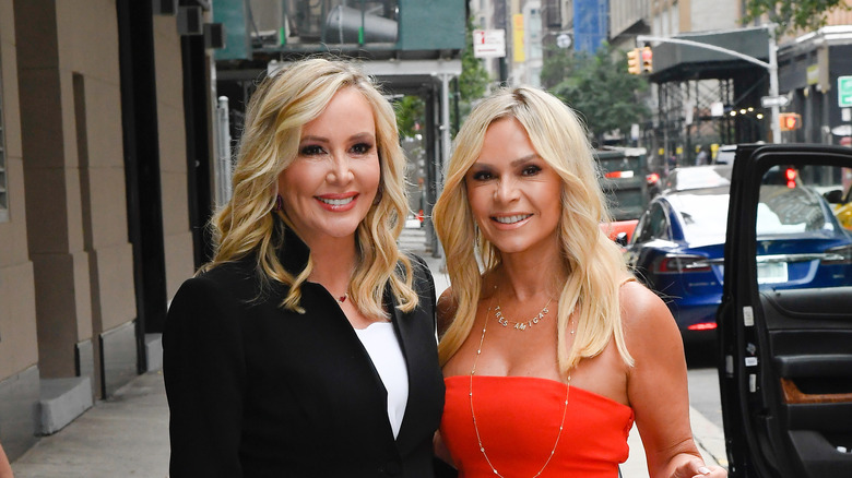 Shannon Beador and Tamra Judge smiling