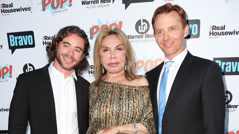 Nate Green, Elsa Patton and Darren Ward attending event