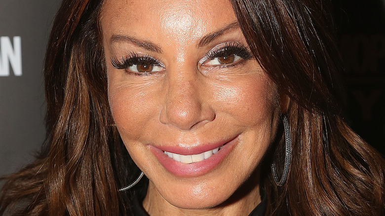 Danielle Staub hoop earrings