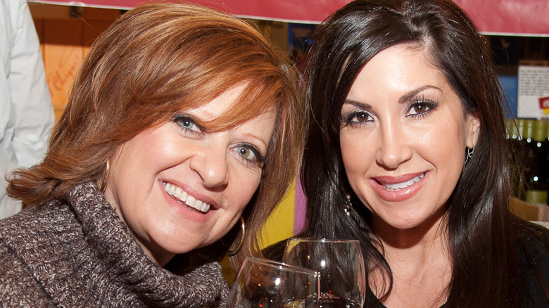 Caroline Manzo and Jacqueline Laurita posing