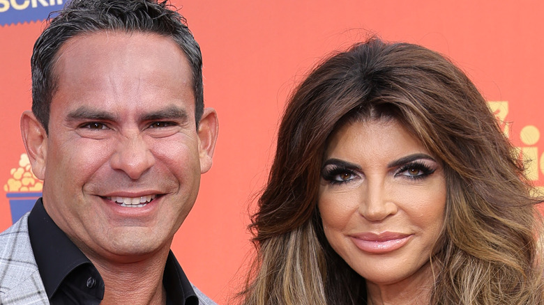Luis Ruela and Teresa Giudice smiling