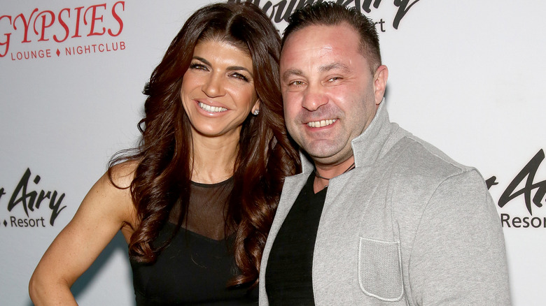 Teresa Giudice and Joe Giudice, posing together