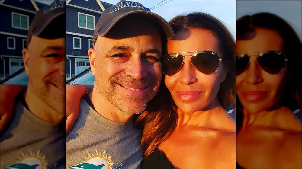 David Principe and RHONJ's Dolores Catania posing for a selfie together
