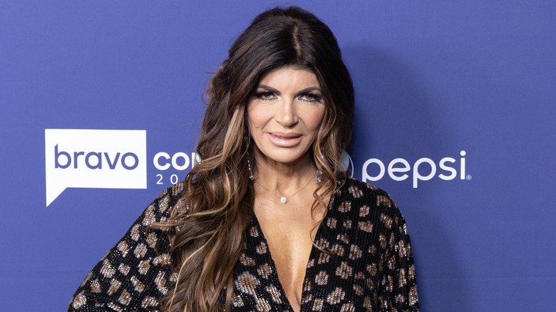 Teresa Giudice, smiling