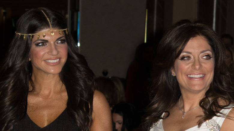 Teresa Giudice stands beside Kathy Wakile
