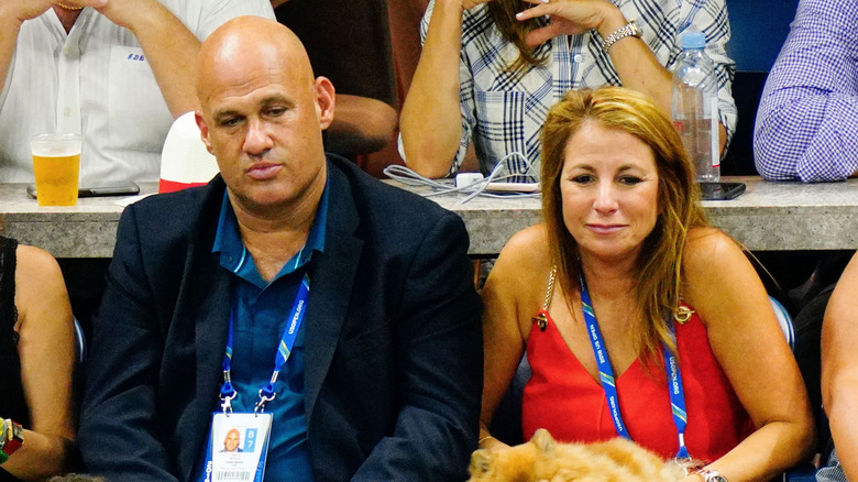 Gary Brody Jill Zarin attend tennis game