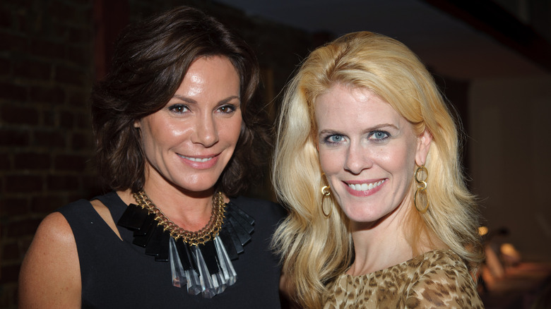 Luann de Lesseps and Alex McCord smiling