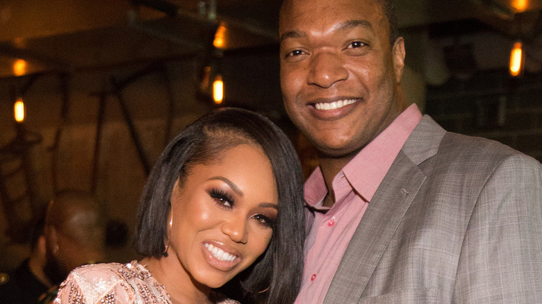 Monique and Chris Samuels at an event