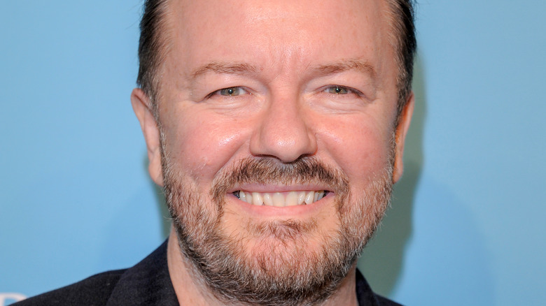 Ricky Gervais smiling