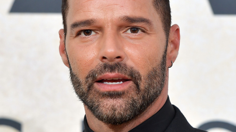 Ricky Martin on the red carpet 