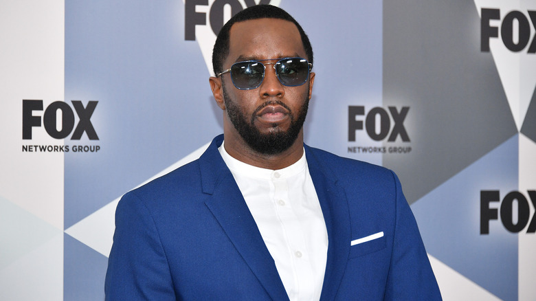 Diddy on Fox red carpet