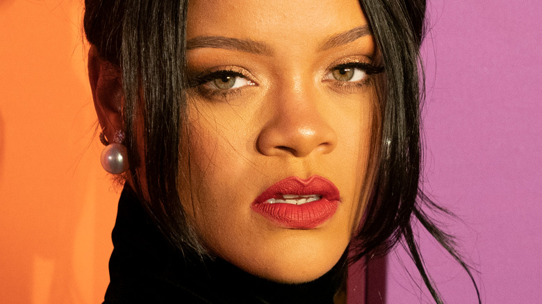 Rihanna posing
