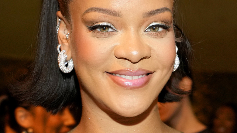 Rihanna smiling