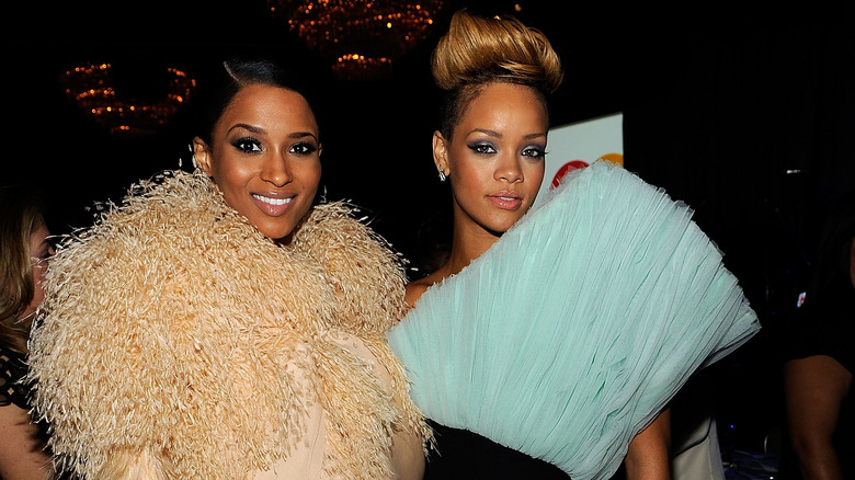 Ciara and Rihanna together