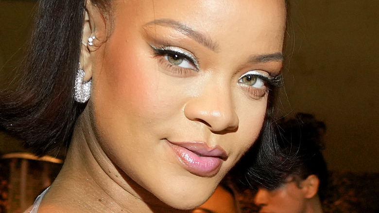 Rihanna gazing in front