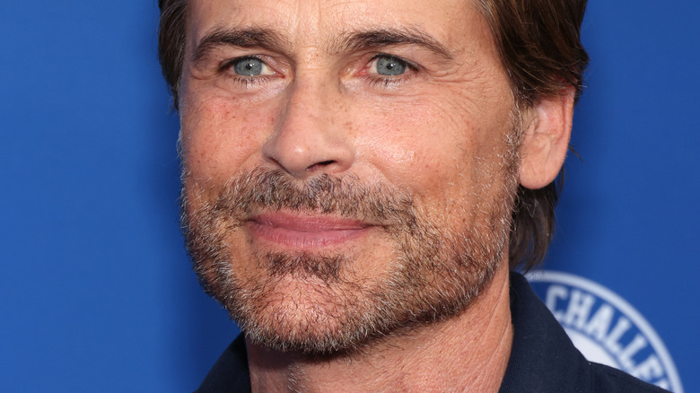 Rob Lowe with a slight beard