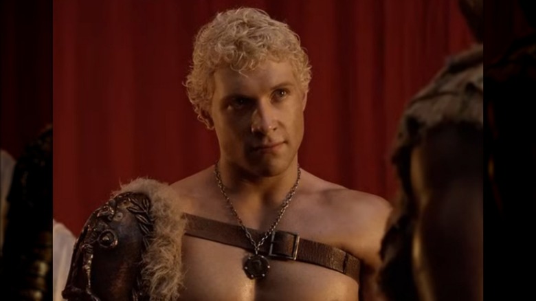 Jai Courtney as Varro in Spartacus