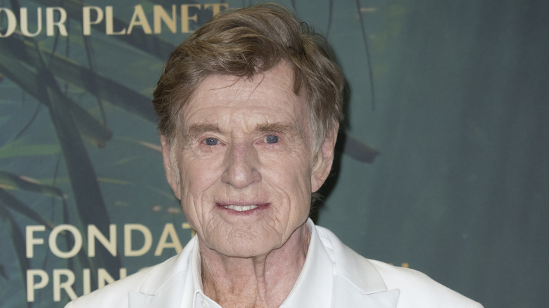 Robert Redford posing at an event