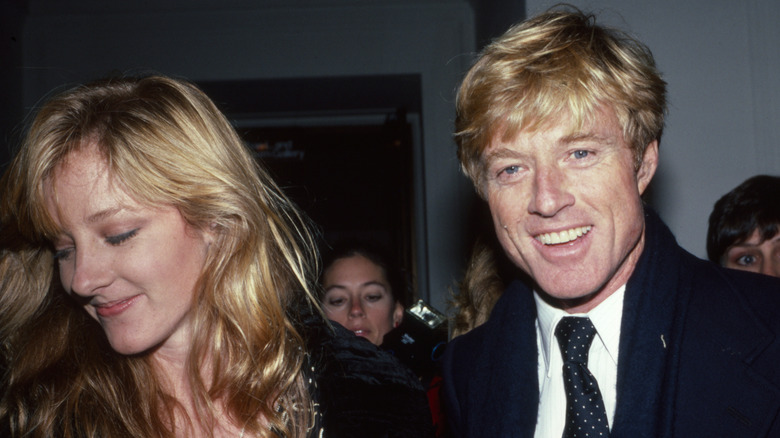 Shauna Redford and Robert Redford pictured together at an event.
