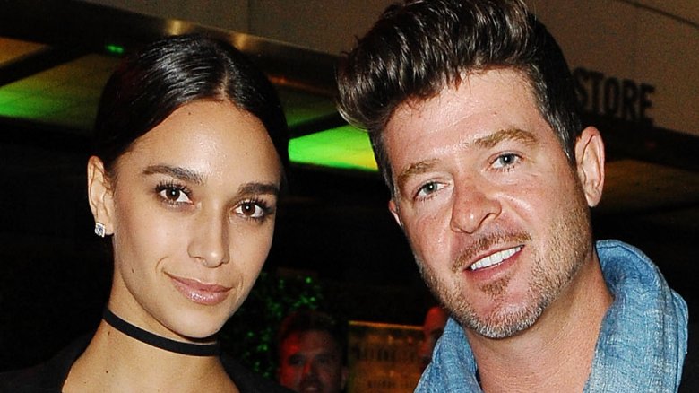 Robin Thicke and April Love Geary