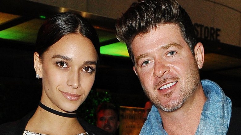 Robin Thicke and April Love Geary