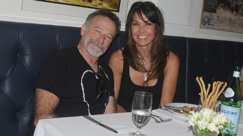 Robin Williams and Susan Schneider 