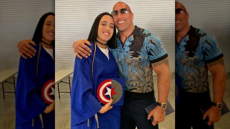 Simone Garcia Johnson and Dwayne Johnson