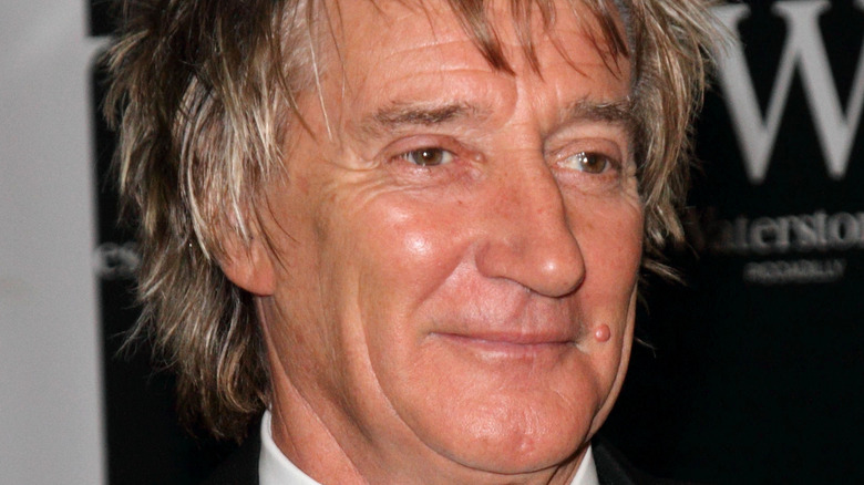 Rod Stewart smiling