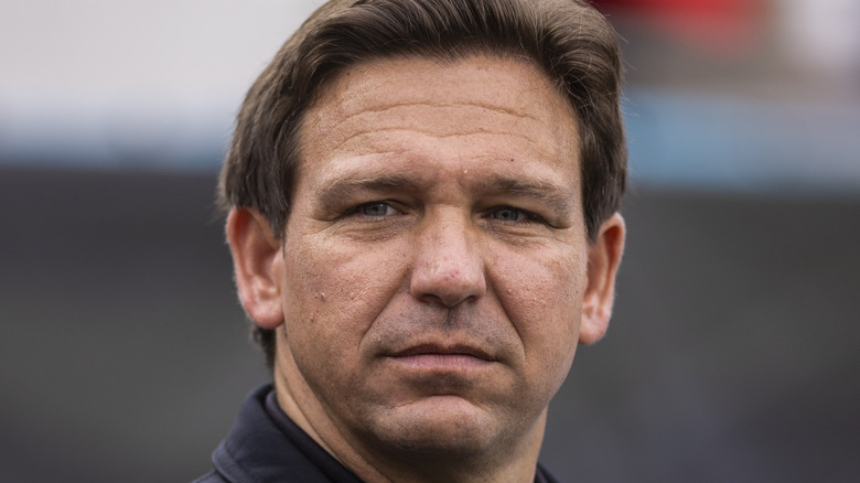 Ron DeSantis looking intense